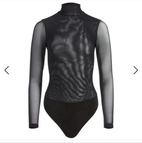 Alice + Olivia Clarinda Turtleneck Long Sleeve Bodysuit Size XL NWT $395 - Picture 2 of 11